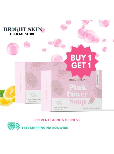 [BUY 1 GET 1] Bright Skin Pink Power Soap